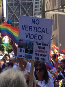 Vertical Video Protest